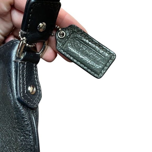Coach Black Leather Handbag - Picture 3 of 9